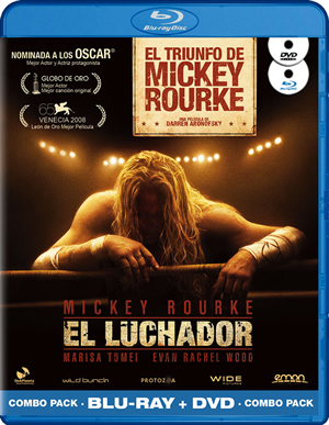 carátula frontal de El Luchador (The Wrestler) + DVD regalo