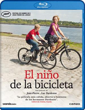 carátula frontal de El nio de la bicicleta