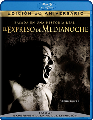 carátula frontal de El expreso de medianoche