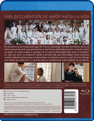 carátula trasera de Fanny & Alexander: La pelcula