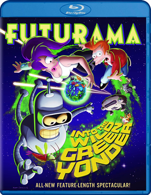 carátula frontal de Futurama: Into the Wild Green Yonder