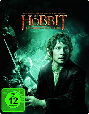 carátula frontal de El Hobbit - Un viaje inesperado: Steelbook