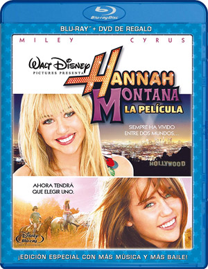 carátula frontal de Hannah Montana: La pelcula + DVD