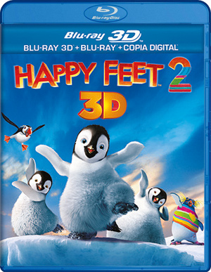 carátula frontal de Happy Feet 2 Blu-ray 3D