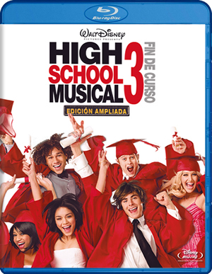carátula frontal de High School Musical 3: Fin de curso + DVD