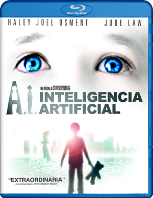 carátula frontal de A.I. Inteligencia Artificial