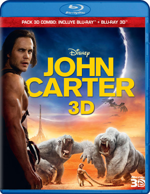 carátula frontal de John Carter Blu-ray 3D