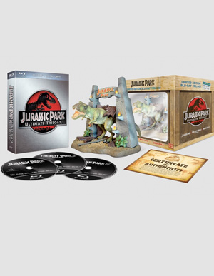 carátula frontal de Triloga Jurassic Park: Edicin Coleccionistas