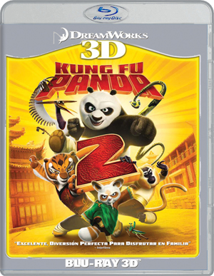 carátula frontal de Kung Fu Panda 2 Blu-ray 3D