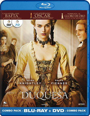 carátula frontal de La duquesa + DVD regalo