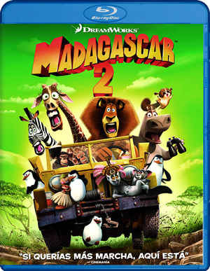 carátula frontal de Madagascar 2