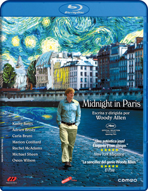 carátula frontal de Midnight in Paris