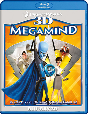 carátula frontal de Megamind Blu-ray 3D