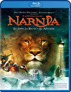 carátula frontal de Las crnicas de Narnia: El len, la bruja y el armario