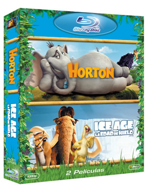 carátula frontal de Pack Horton + Ice Age: La edad de hielo