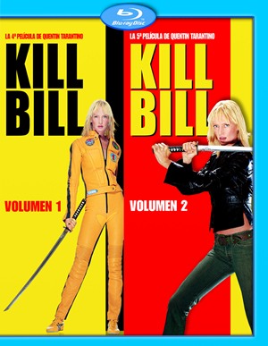 carátula frontal de Kill Bill: Volumen 1 y 2 (pack)