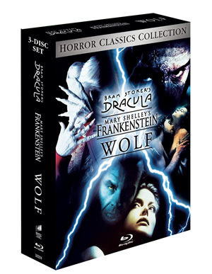 carátula frontal de Pack Dracula + Frankenstein + Lobo