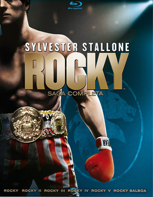 carátula frontal de Rocky: Saga Completa