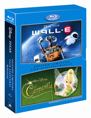 carátula frontal de Pack WALLE + Campanilla