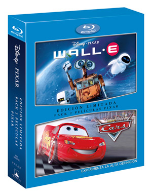 carátula frontal de Pack WALLE + Cars