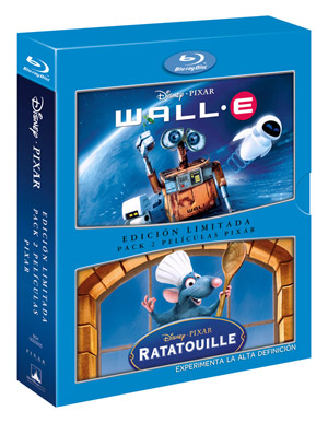 carátula frontal de Pack WALLE + Ratatouille