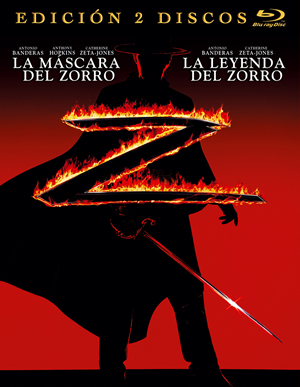 carátula frontal de Pack La m�scara del Zorro + La leyenda del Zorro