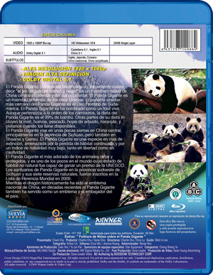 carátula trasera de Panda gigante: El tesoro nacional de China