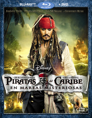 carátula frontal de Piratas del Caribe 4: En mareas misteriosas + DVD gratis