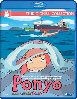 carátula frontal de Ponyo en el acantilado Edici�n Combo
