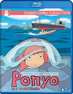 carátula frontal de Ponyo en el acantilado Edicin Combo