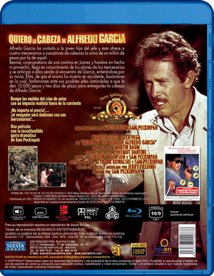 carátula trasera de Quiero la cabeza de Alfredo Garca