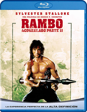 carátula frontal de Rambo: Acorralado II