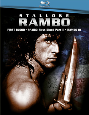 carátula frontal de Rambo Trilogy