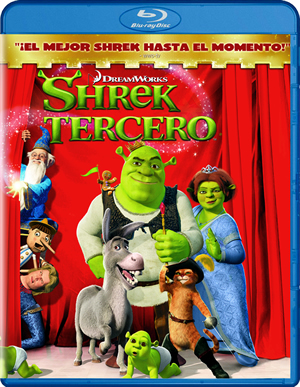 carátula frontal de Shrek Tercero