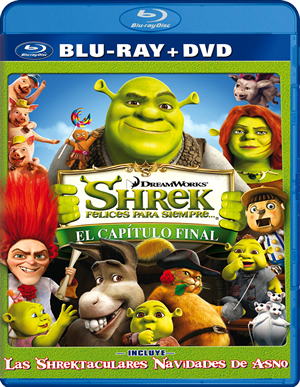 carátula frontal de Shrek: Felices para siempre