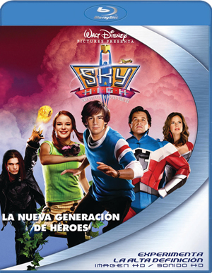 carátula frontal de Sky High, una escuela de altos vuelos