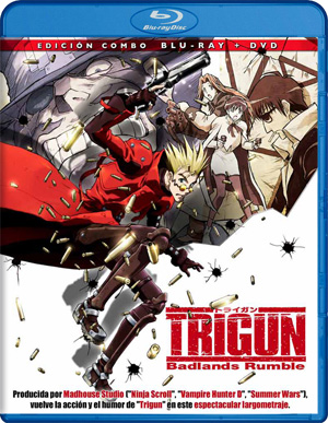 carátula frontal de Trigun: Badlands Rumble + DVD