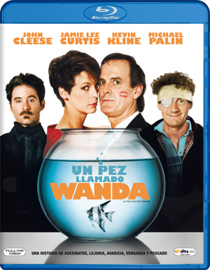 carátula frontal de Un pez llamado Wanda