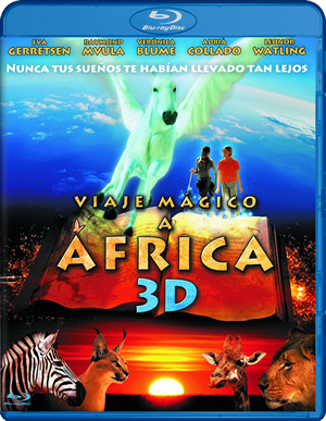 carátula frontal de Viaje mgico a frica 3D