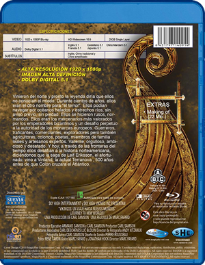 carátula trasera de IMAX Vikingos - Un viaje hacia nuevos mundos