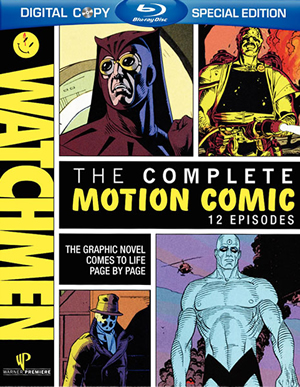 carátula frontal de Watchmen Motion Comics