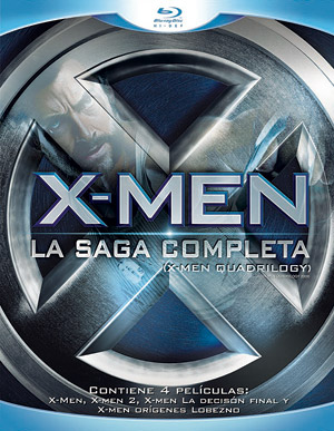 carátula frontal de X-Men: La saga completa