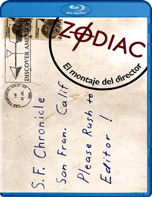 carátula frontal de Zodiac: El montaje del director